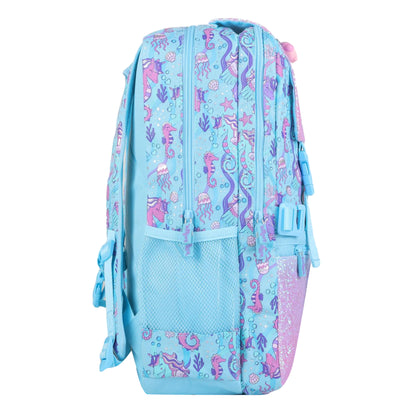 Smiggle Big Size Foldover Backpack for Kids - SEAHORSE