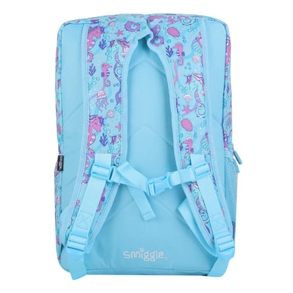 Smiggle Big Size Foldover Backpack for Kids - SEAHORSE