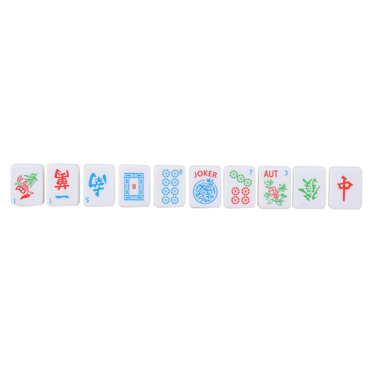 Mah Jong Classic Board Game Set – 152 Tiles with Jokers, Dice, Wind Indicator & Score Chips