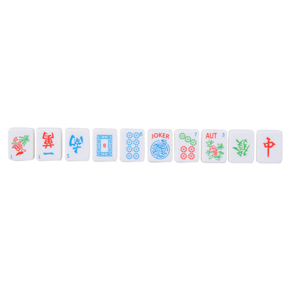 Mah Jong Classic Board Game Set – 152 Tiles with Jokers, Dice, Wind Indicator & Score Chips
