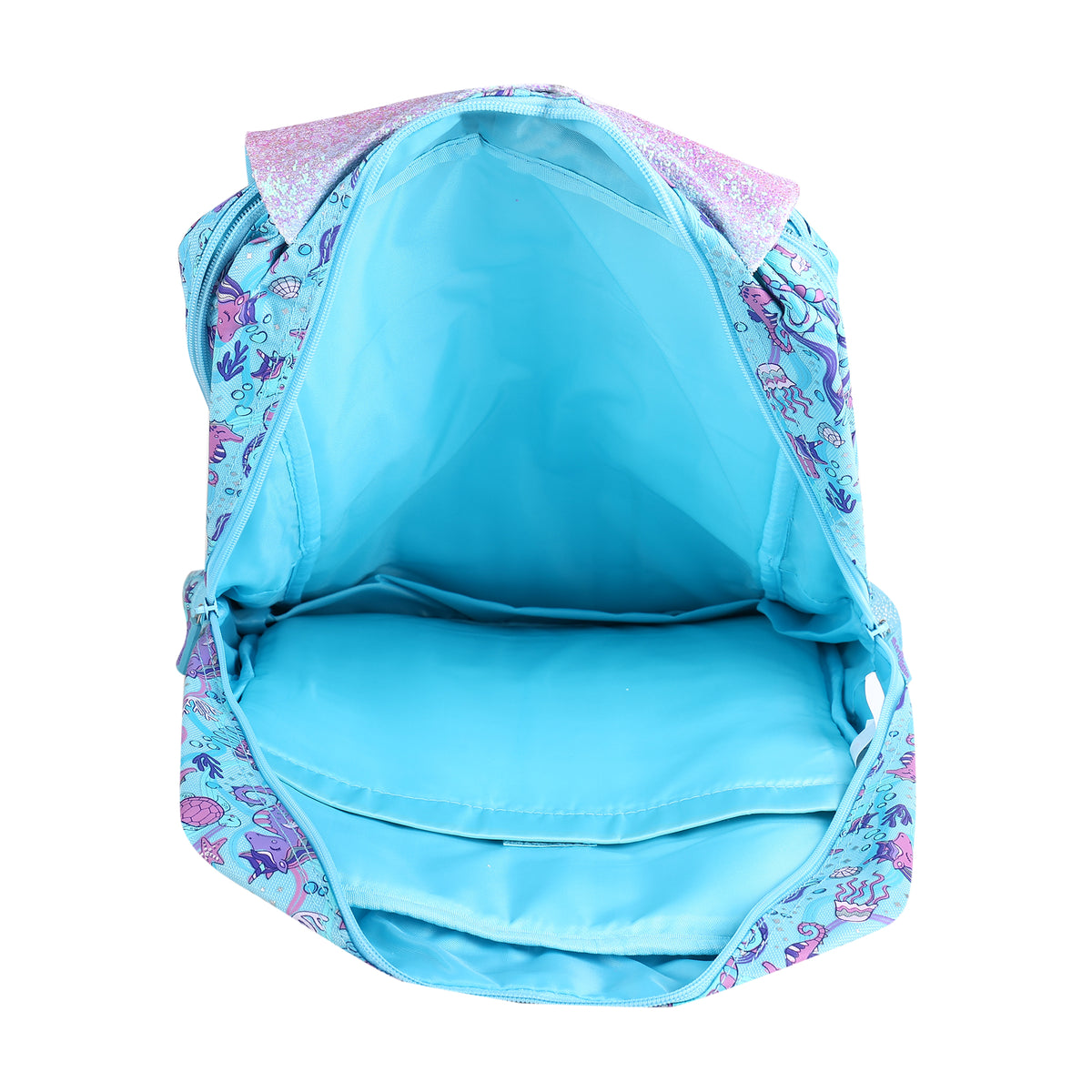 Smiggle Big Size Foldover Backpack for Kids - SEAHORSE