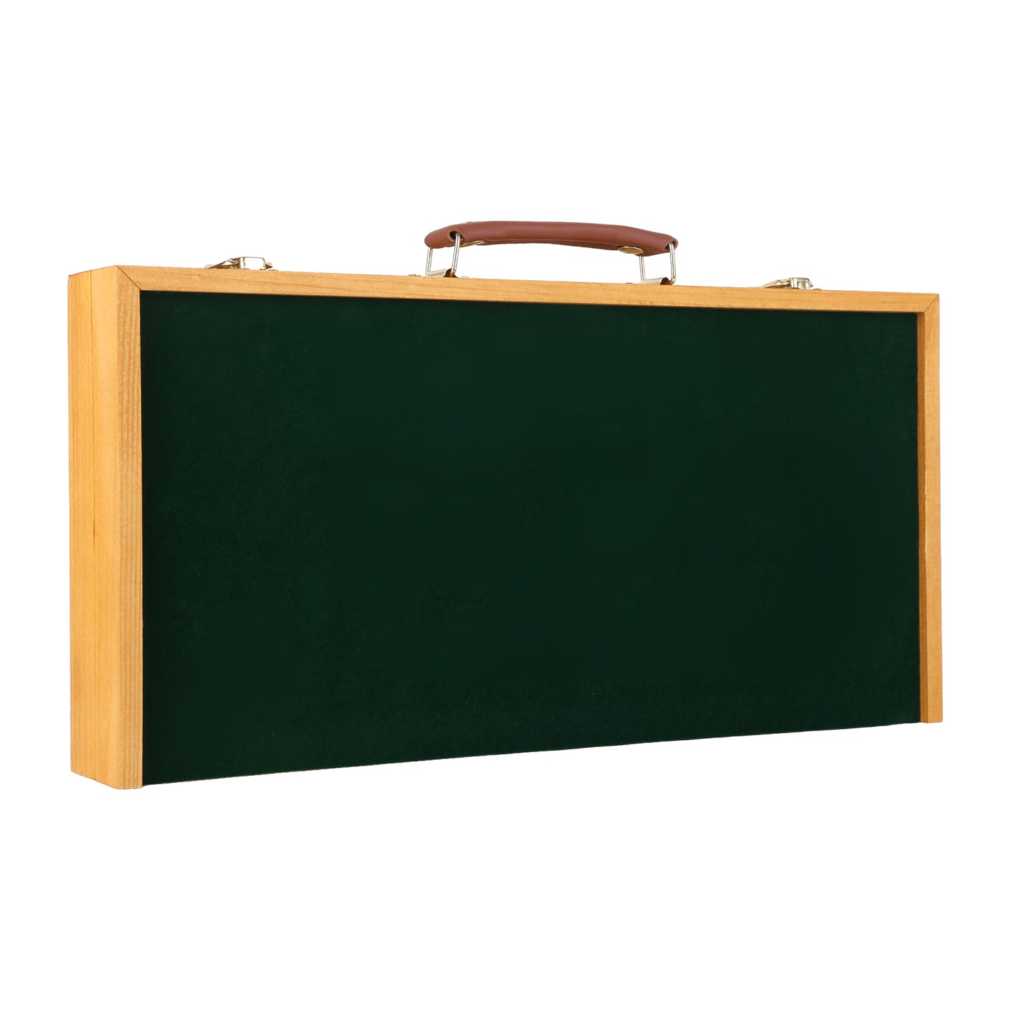 Traditional Mahjong Set – Wooden Foldable Mini Table Case | Luxury Edition Complete Game with Tiles, Dice & Pushers
