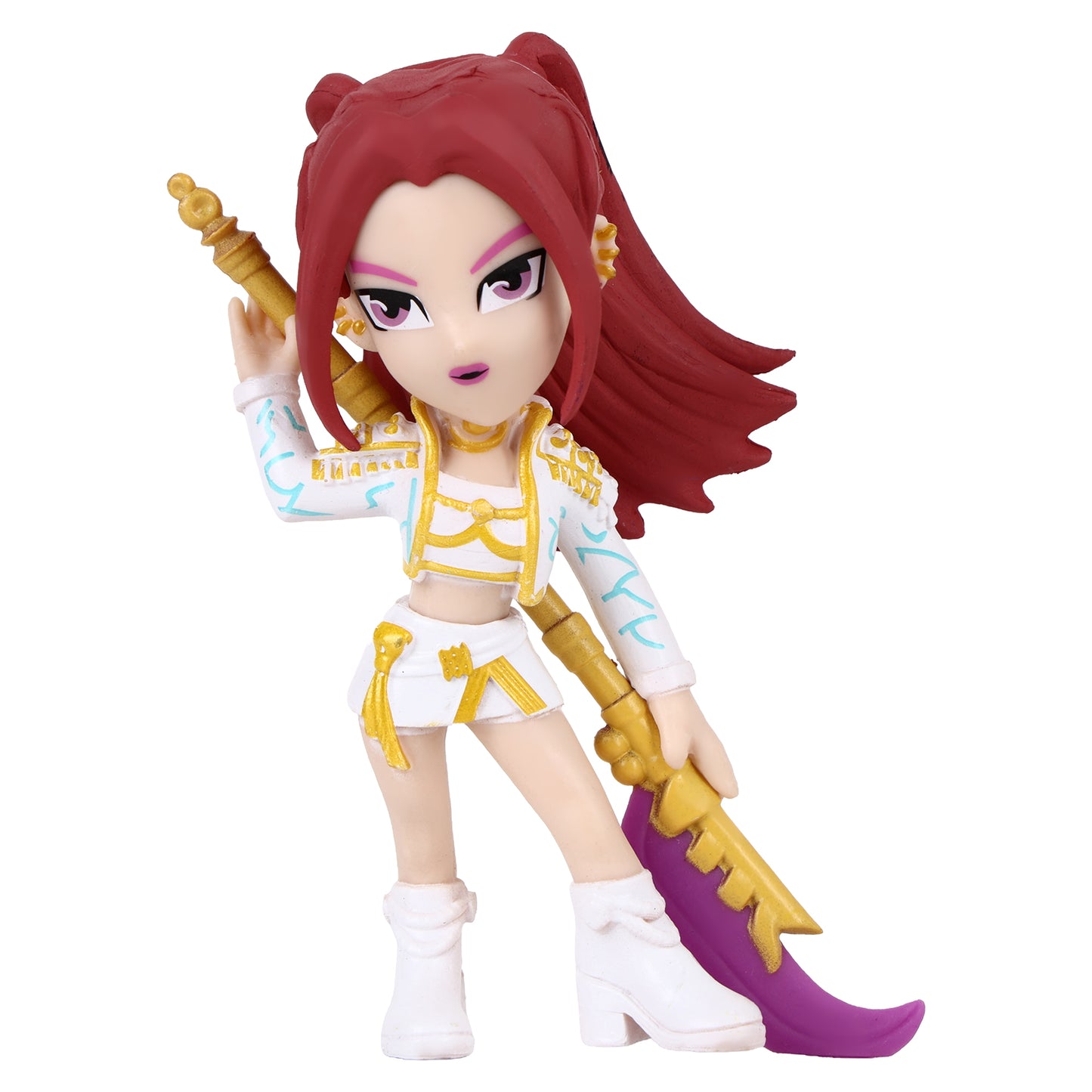 K-Pop Demon Hunters Anime-Style 6-Figure Set Big Size – Fantasy Warrior Characters Collectible Pack