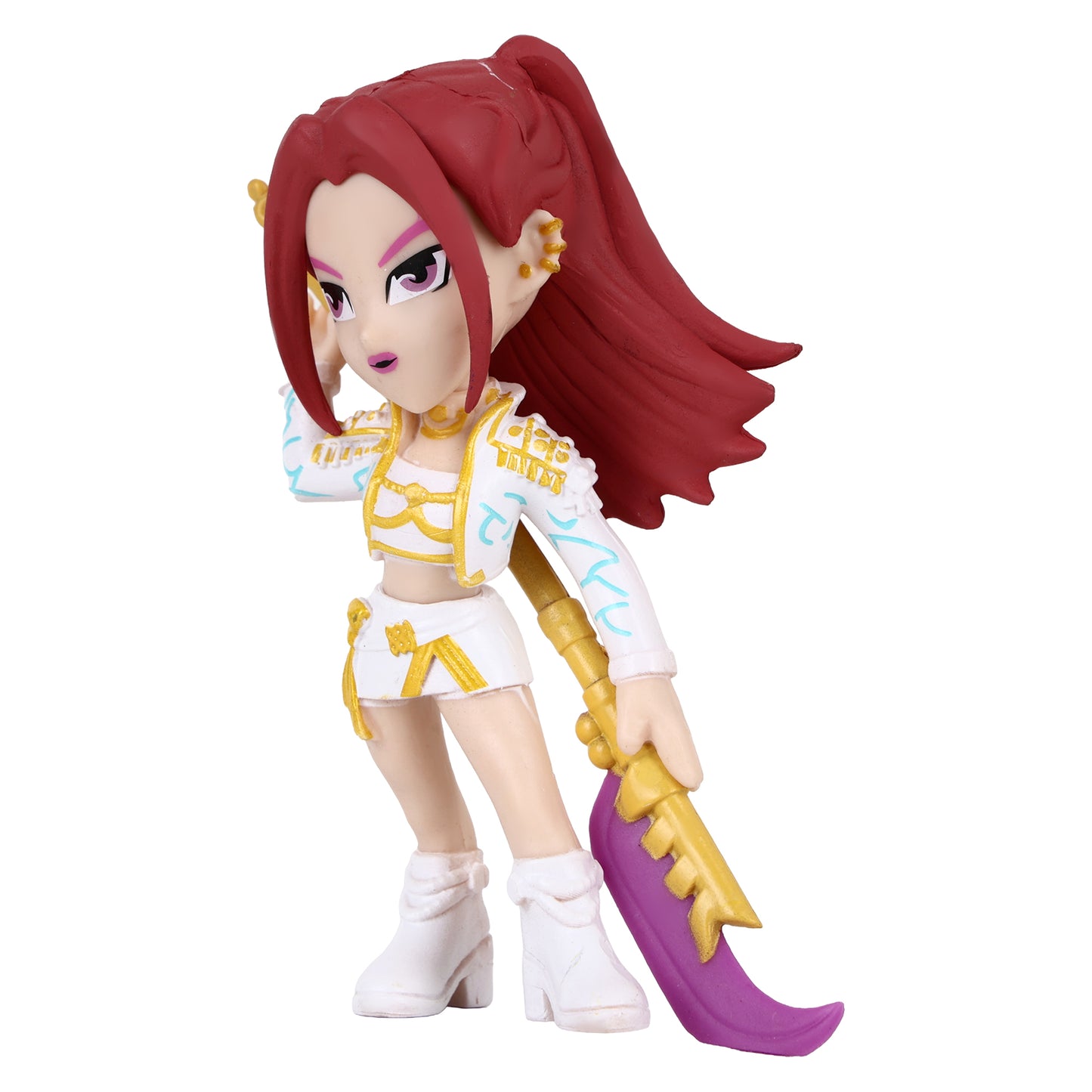 K-Pop Demon Hunters Anime-Style 6-Figure Set Big Size – Fantasy Warrior Characters Collectible Pack