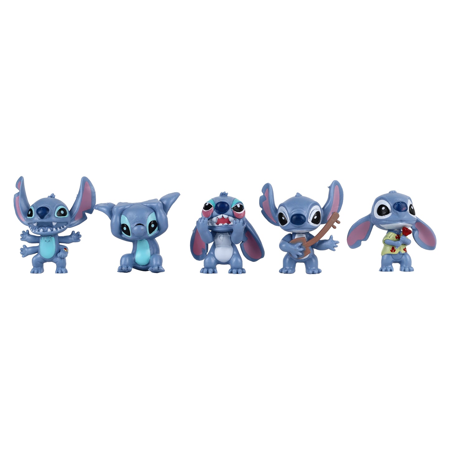 Lilo & Stitch 5-Piece Collectible Mini Vinyl Figure Gift Set | Cute Stitch Character Figurines | Premium Display & Kids Toy Collection