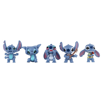 Lilo & Stitch 5-Piece Collectible Mini Vinyl Figure Gift Set | Cute Stitch Character Figurines | Premium Display & Kids Toy Collection