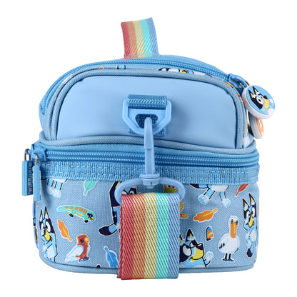 Smiggle Premium kids double-decker lunch bag  - Bluey
