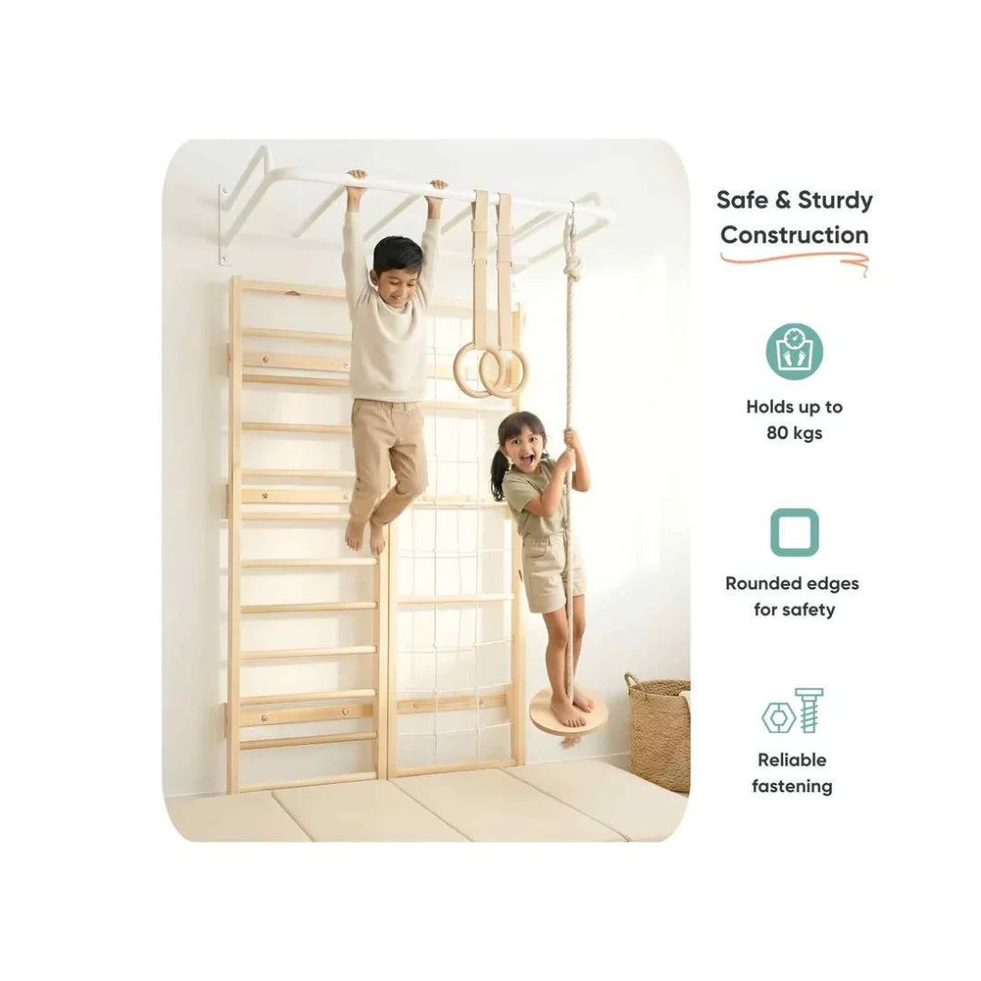 Curious Cub Space Saver Jungle Gym 4 (9 Feet )