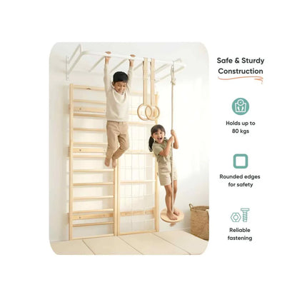 Curious Cub Space Saver Jungle Gym 4 (9 Feet )