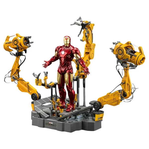 Iron Man Mk4 and Suit-Up Gantry Action Figure by ZD Toys