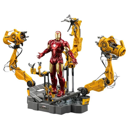 Iron Man Mk4 and Suit-Up Gantry Action Figure by ZD Toys