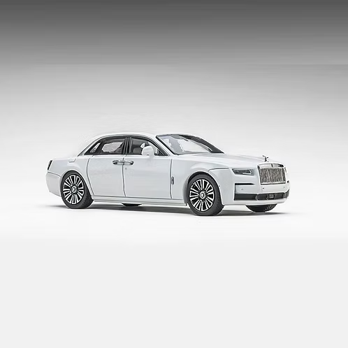 King Model Rolls-Royce Ghost Series II White 1:64 Diecast Model Car