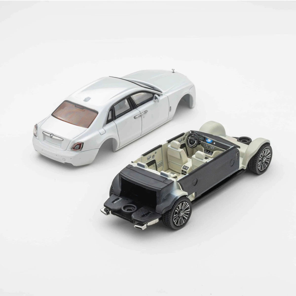 King Model Rolls-Royce Ghost Series II White 1:64 Diecast Model Car