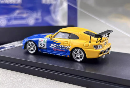 1/64 STREET WARRIOR HONDA S2000 SPOON LIVERY DIECAST CAR MODEL 599 MADE