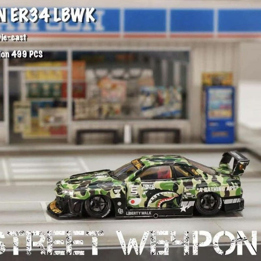 1:64 Street Weapon Nissan LB-ER34 Super Silhouette Skyline