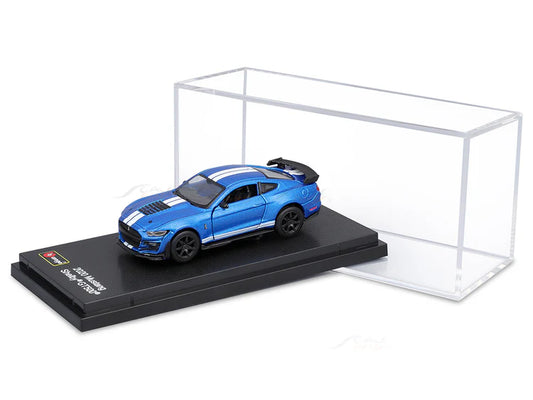 1:64 Bburago 2020 Shelby Mustang GT500 blue