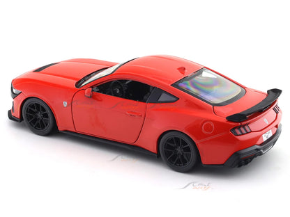 Bburago 2024 Ford Mustang Dark Horse Red 1:24 Diecast Model Car