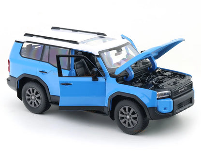 Maisto 2024 Toyota Land Cruiser Blue 1:24 Diecast Model Car