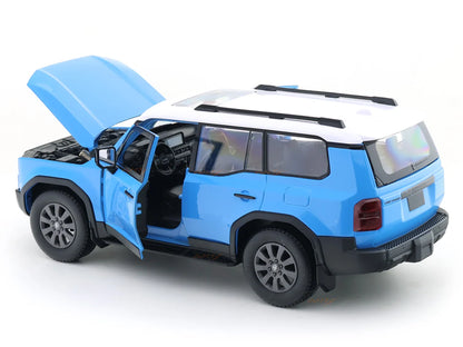 Maisto 2024 Toyota Land Cruiser Blue 1:24 Diecast Model Car