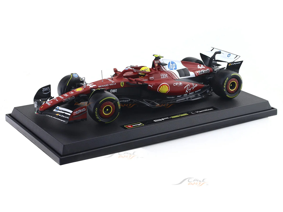 Bburago 2025 Ferrari SF25 Lewis Hamilton #44 1:18 F1 Diecast Model Car