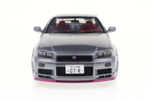 NISSAN SKYLINE GTR R34 GREY S1804310 S1804310 1:18