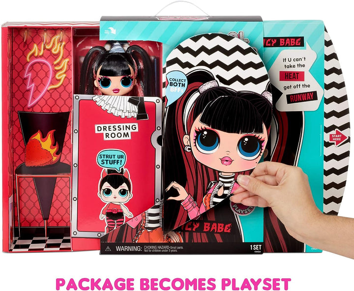 L.O.L. Surprise! OMG Spicy Babe Fashion - Dress Up Doll Set with 20 Surprises