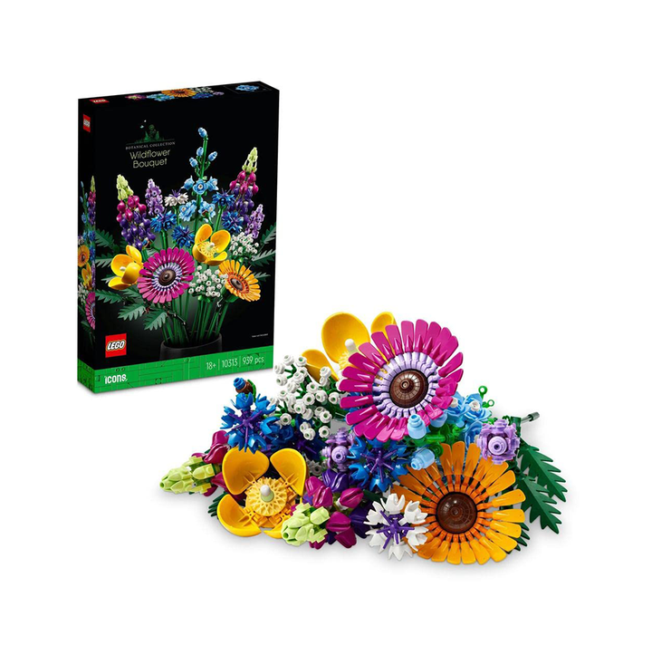 LEGO Icons Wildflower Bouquet 10313 Building Set (939 Pieces)