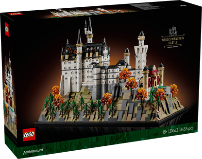 Architecture Neuschwanstein Castle Collectible for Adults 21063 Building Kit
