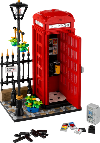 LEGO Ideas Red London Telephone Box Set 21347 (1460 Pieces)
