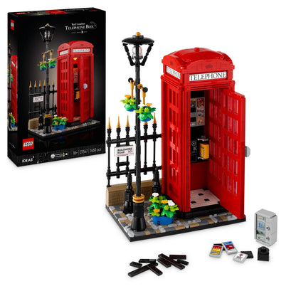 LEGO Ideas Red London Telephone Box Set 21347 (1460 Pieces)