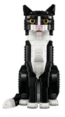 LEGO Ideas Tuxedo Cat 21349 – 1,710 Pieces | Buildable Cat Display Model