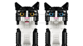 LEGO Ideas Tuxedo Cat 21349 – 1,710 Pieces | Buildable Cat Display Model