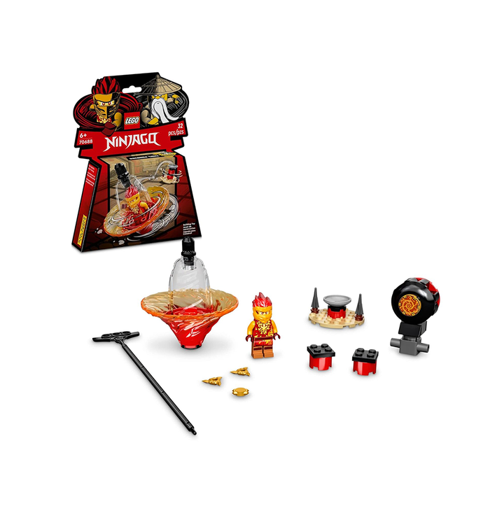 LEGO NINJAGO Kai’s Spinjitzu Ninja Training 70688 Spinning Toy Building Kit with NINJAGO Kai; Gift for Kids Aged 6+ (32 Pieces)