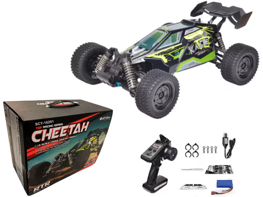 SCY-16201 Cheetah RTR 1:16 4WD Brushed RC Buggy