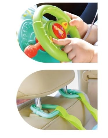 Hola Interactive Baby Car Steering Wheel with Lights Music Indicator and Horn Pretend to Drive Toy