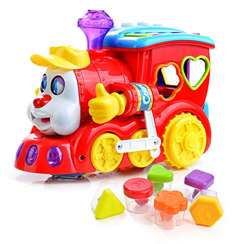 Hola Smart Intelligent Q & A Cartoon Train for Baby with Light and Music