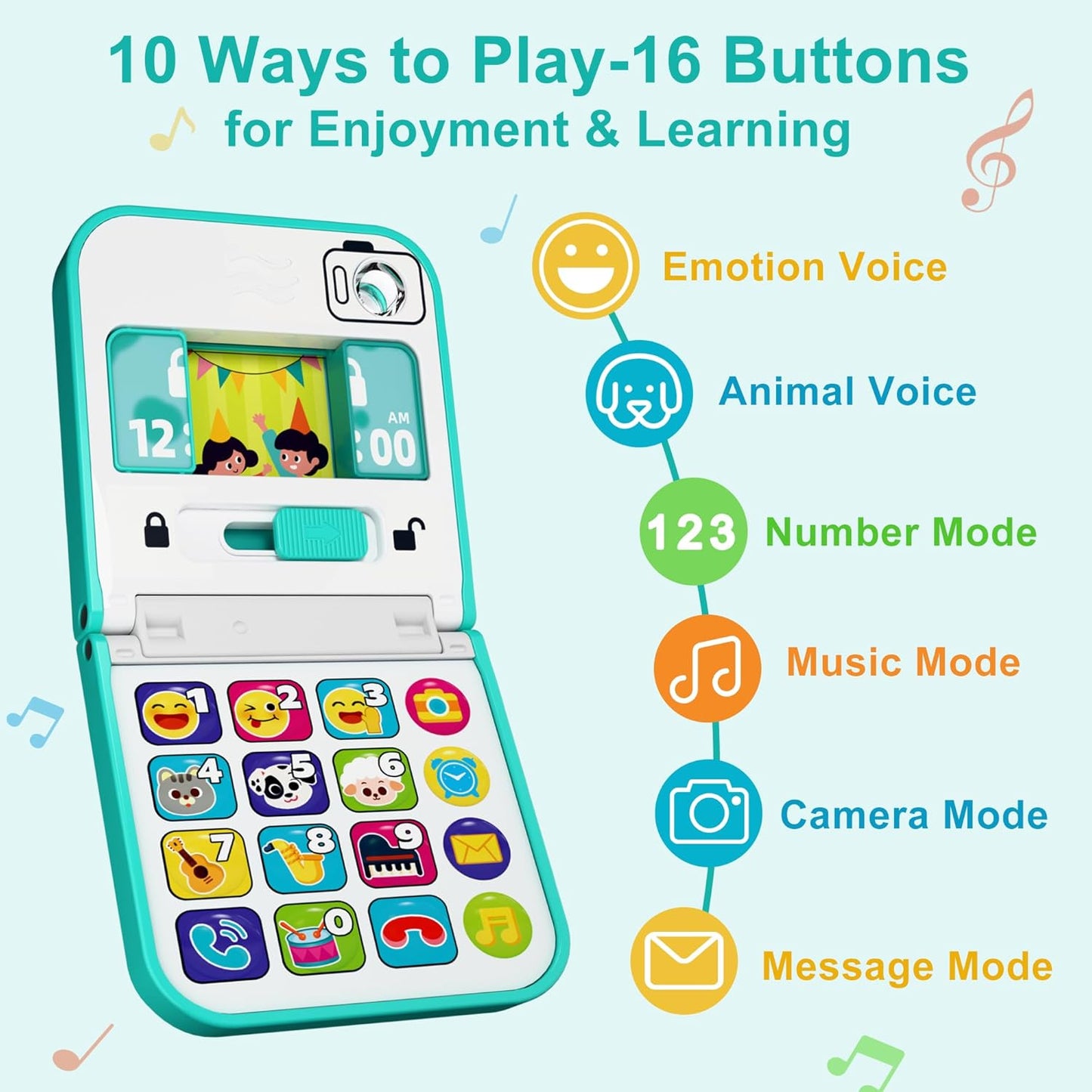 Hola Foldable & Slide Baby Musical Phone
