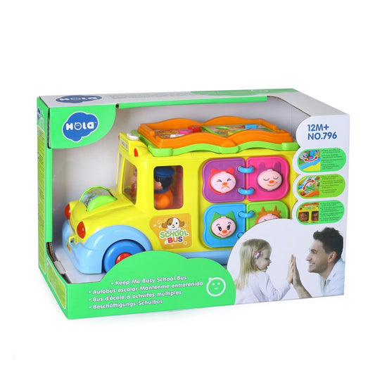 Hola Keep Me Busy School Bus , Educational toy