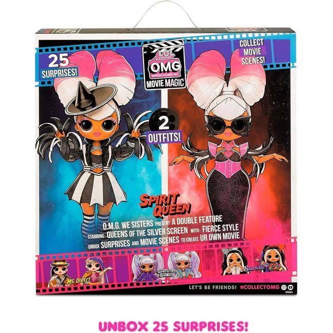 L.O.L. Surprise! OMG Movie Magic Spirit Queen Fashion Doll with 25 Surprises