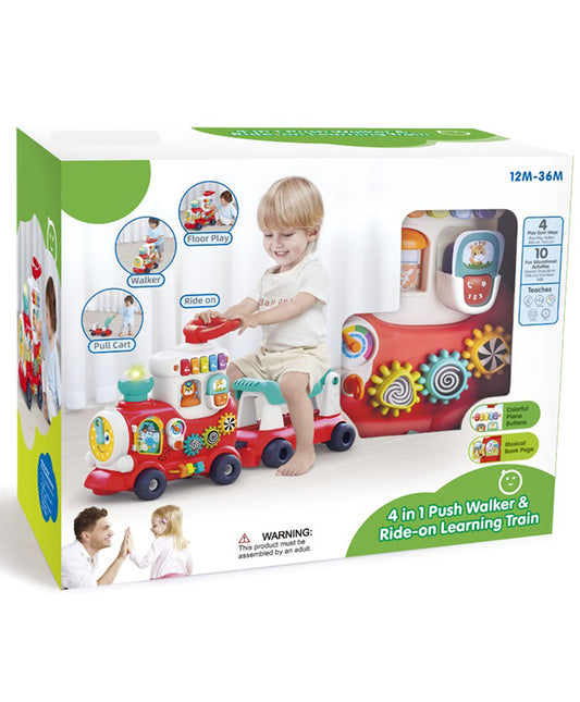 HOLA 4 in 1 Smart Learning Push & Ride on Train
