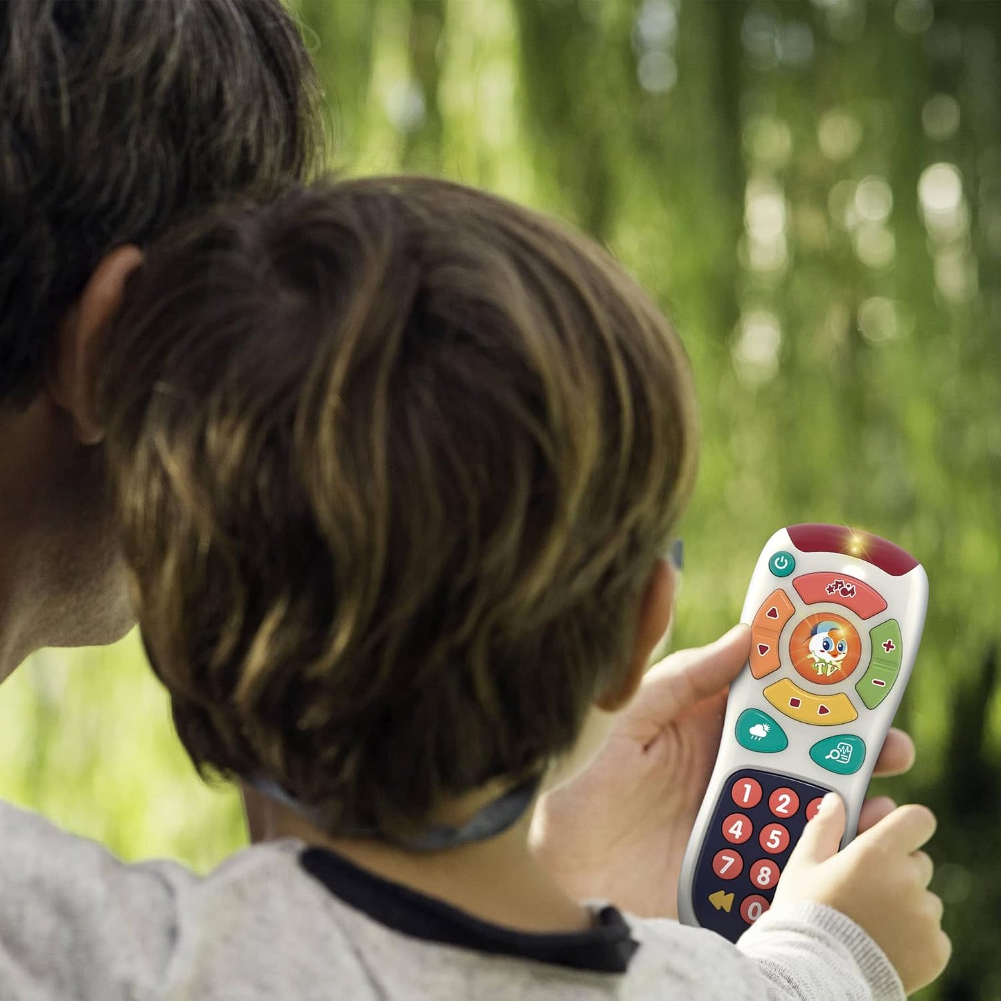 Hola My Remote, My Program ,20 Unique Learning Remote Buttons, Plays Baby Music Tunes, Flashing Lights
