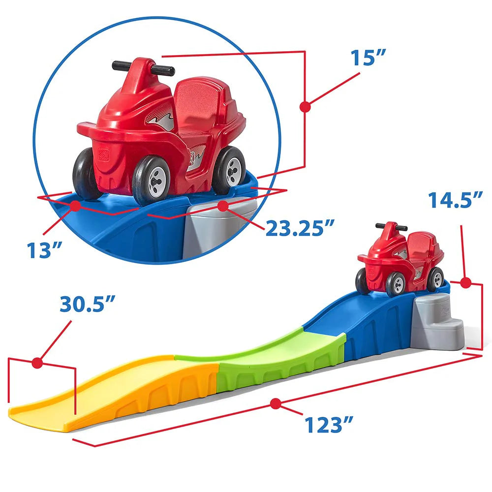 Step2: Anniversary Edition Up & Down Roller Coaster with a Car
