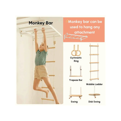 Curious Cub Space Saver Jungle Gym 4 (9 Feet )