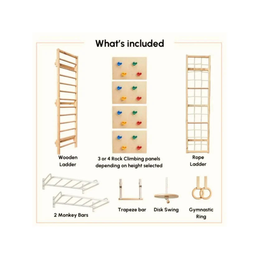Curious Cub Ultimate Jungle Gym 4 (9 Feet)