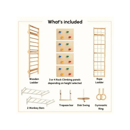 Curious Cub Ultimate Jungle Gym 4 (9 Feet)