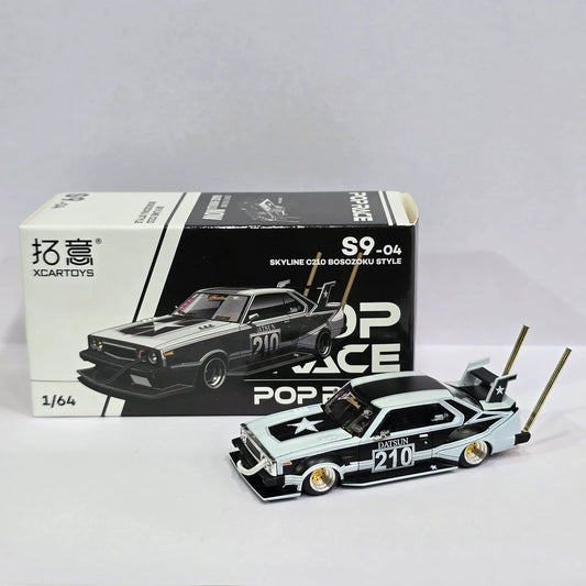 POP RACE S9-04 SKYLINE C2IO BOSOZOKU STYLE 1:64 SCALE DIECASTMODEL