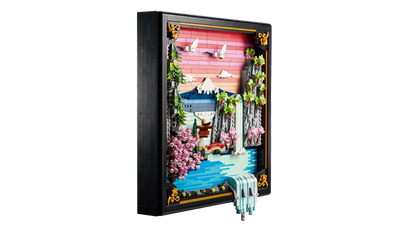 LEGO Art Japanese Cherry Blossom Landscape Wall Art 31218