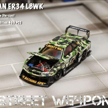 1:64 Street Weapon Nissan LB-ER34 Super Silhouette Skyline