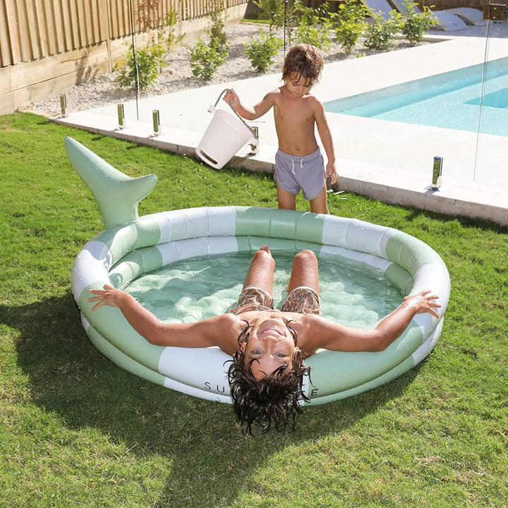 Inflatable Backyard Pool | Shark Tribe Khaki