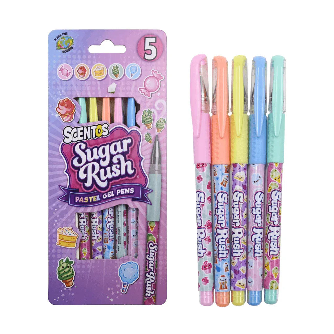ugar Rush Scented Pastel Gel Pens (PACK OF 12)